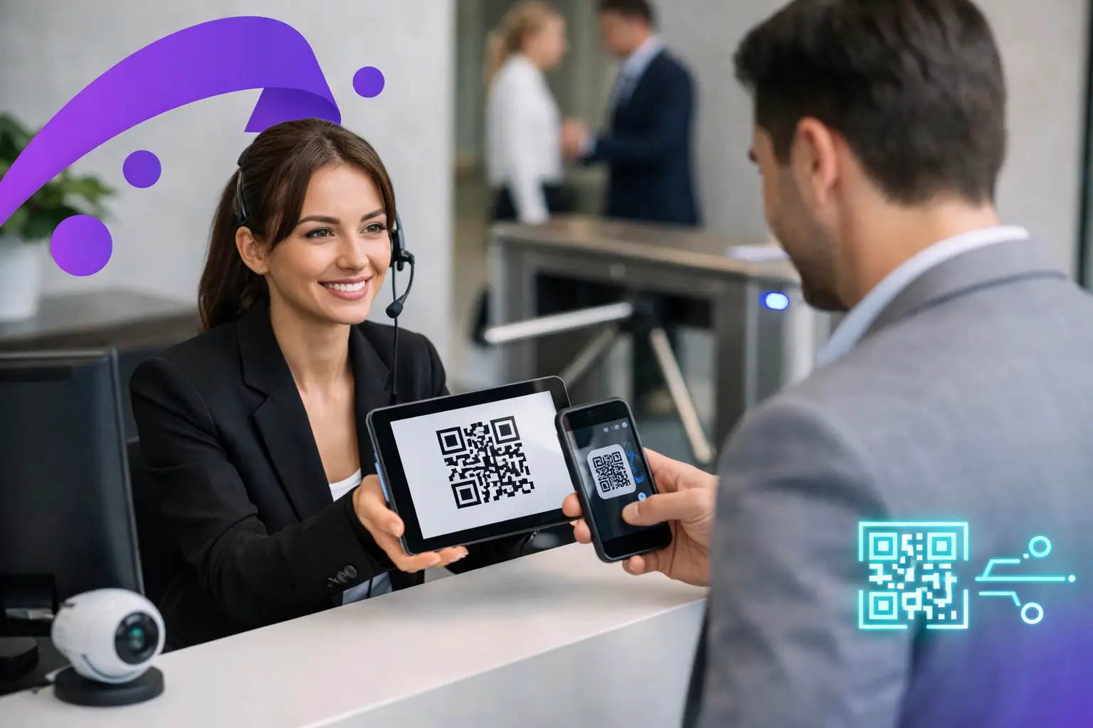 Cómo controlar visitas con código QR