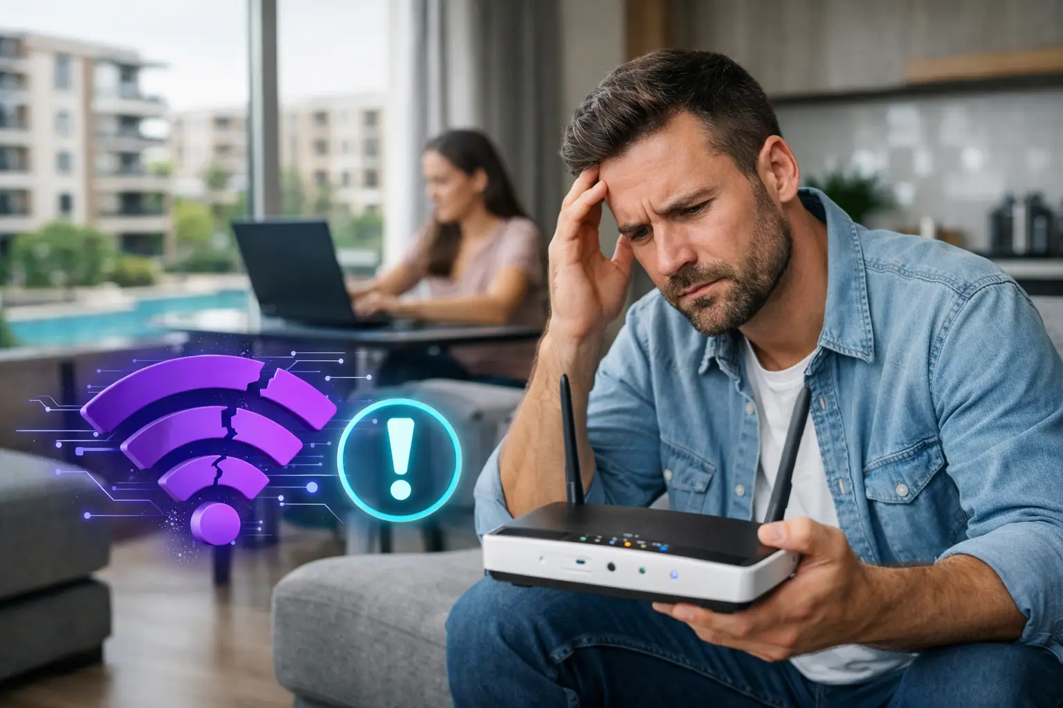 Qué pasa si falla internet en un condominio