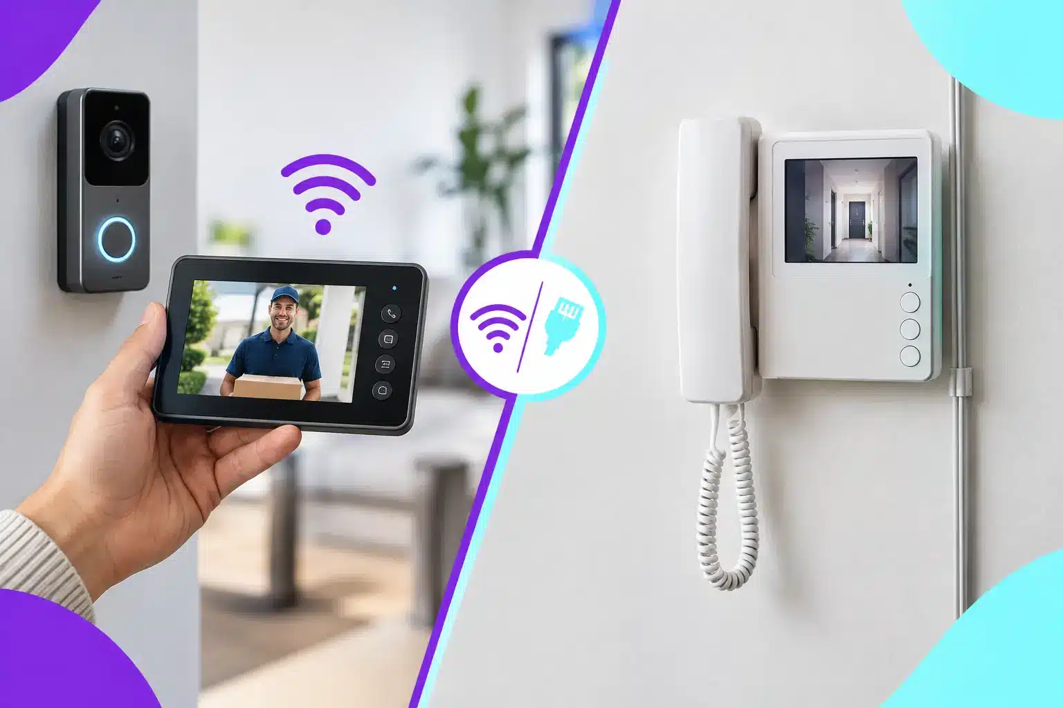 Intercomunicador inalámbrico versus cableado